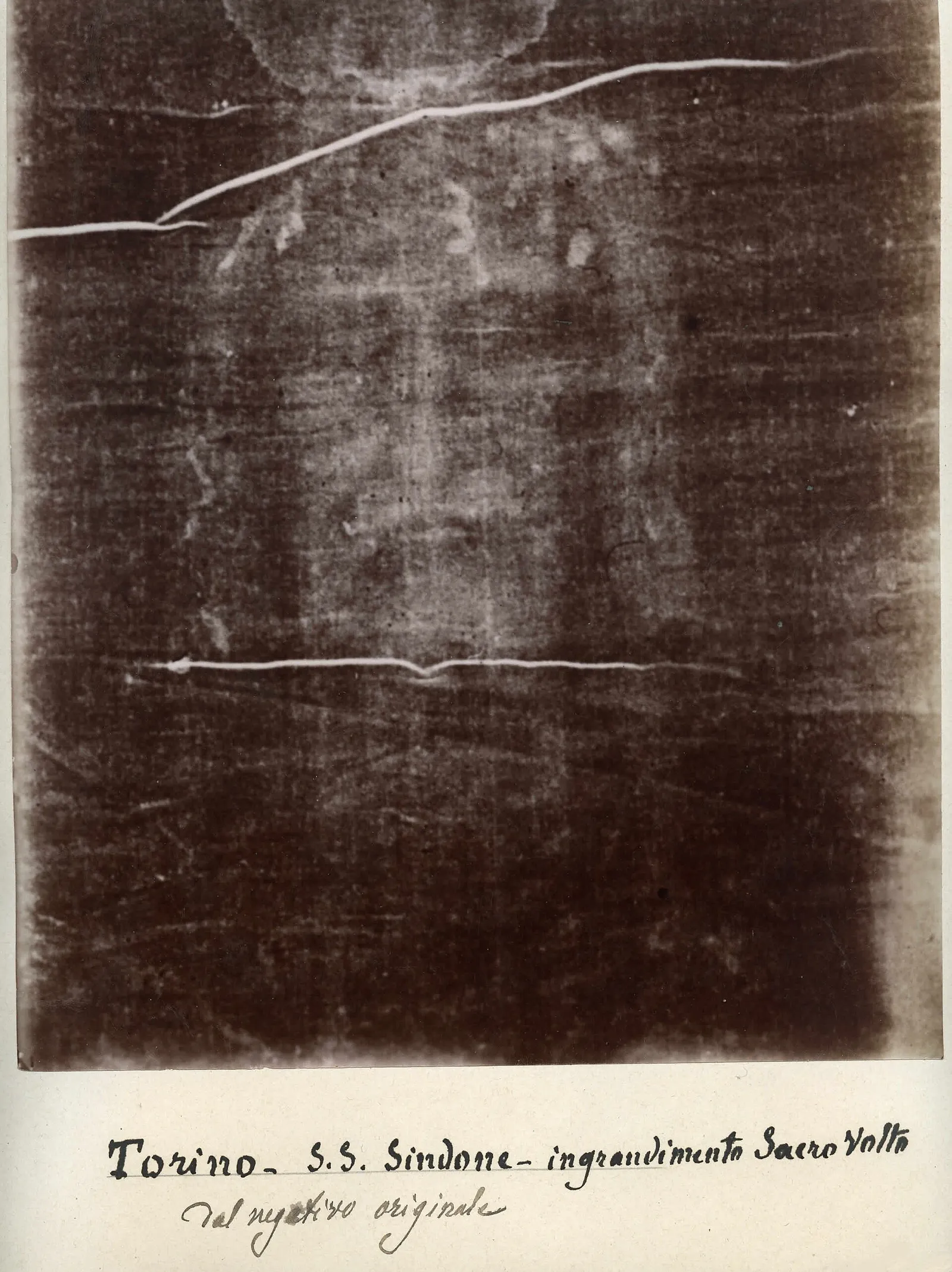 Le visage du Linceul de Turin